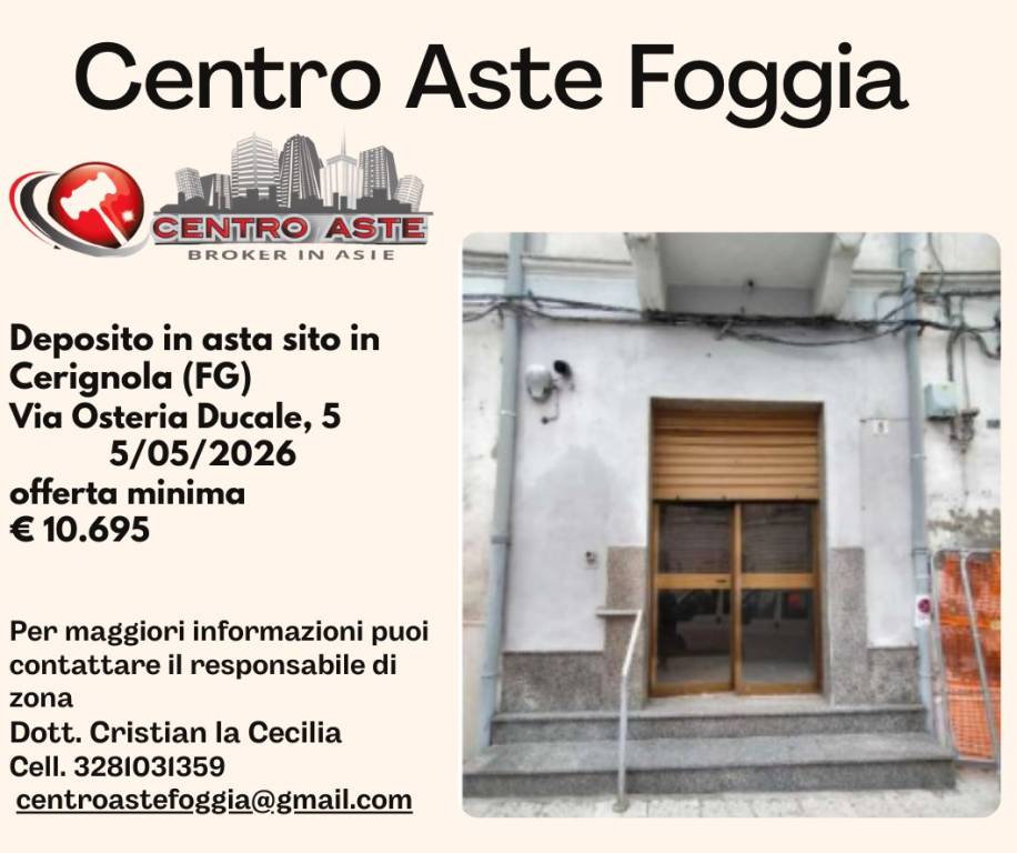 negozio in vendita a Cerignola in zona Centro Città