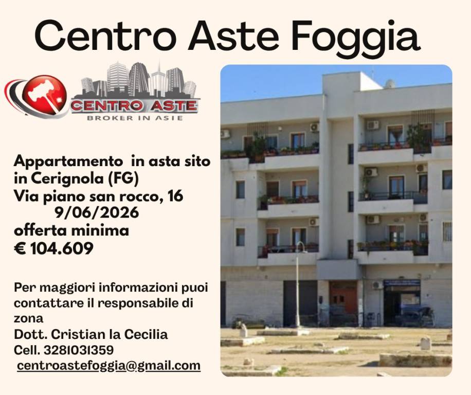 appartamento in vendita a Cerignola
