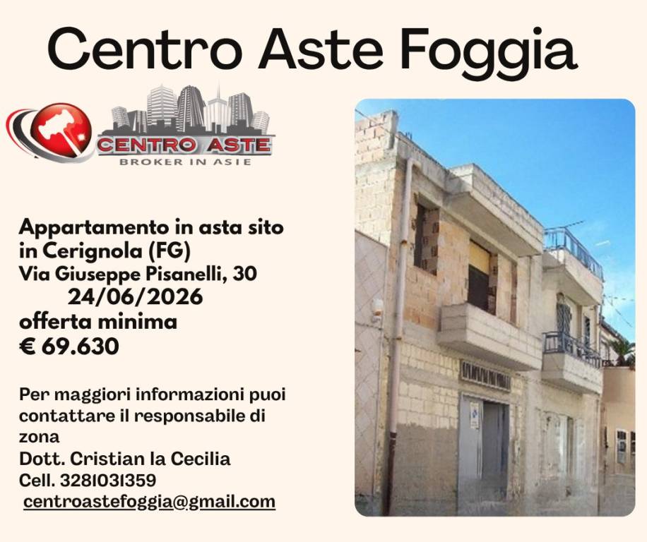 appartamento in vendita a Cerignola