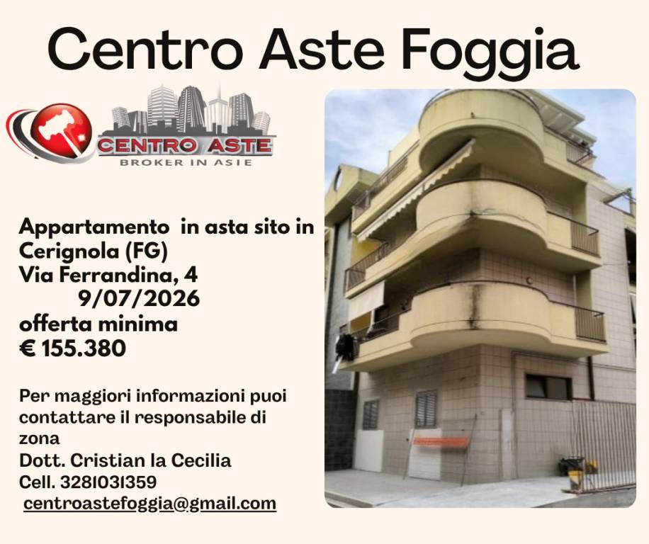 appartamento in vendita a Cerignola