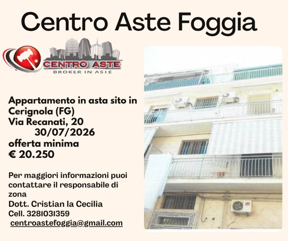 appartamento in vendita a Cerignola