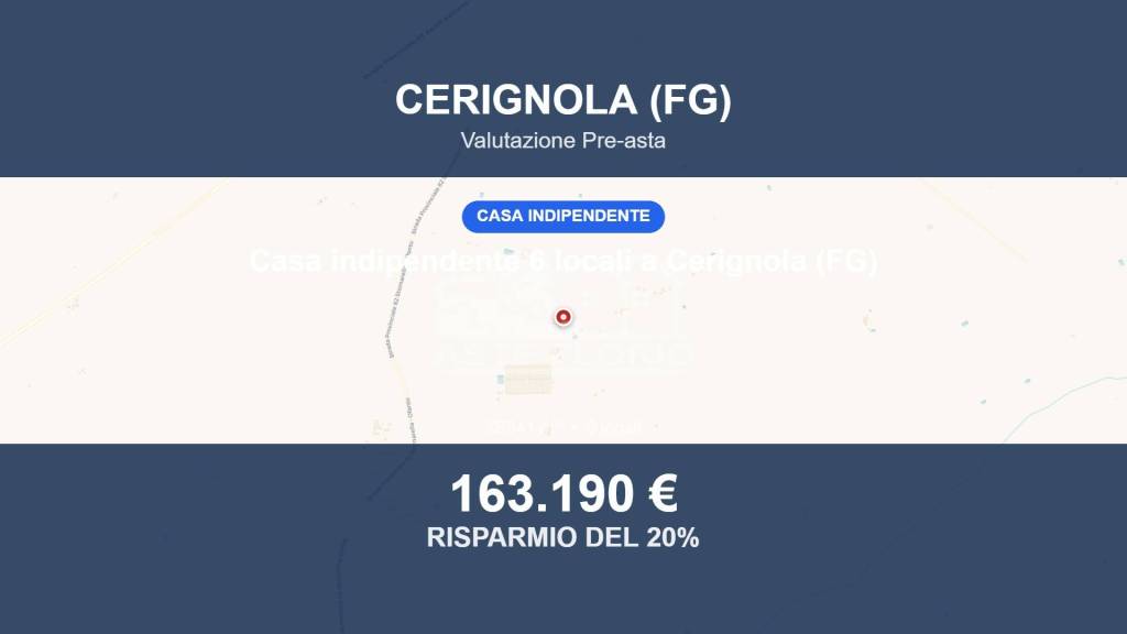 casa indipendente in vendita a Cerignola