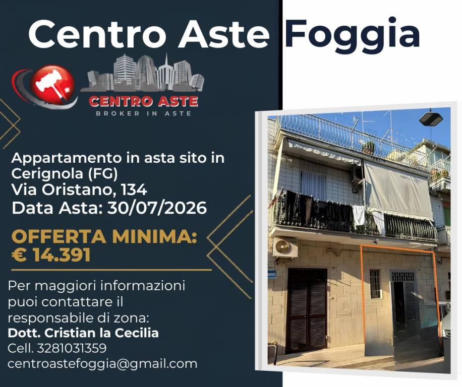 appartamento in vendita a Cerignola