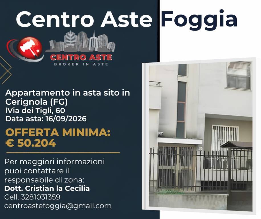 appartamento in vendita a Cerignola