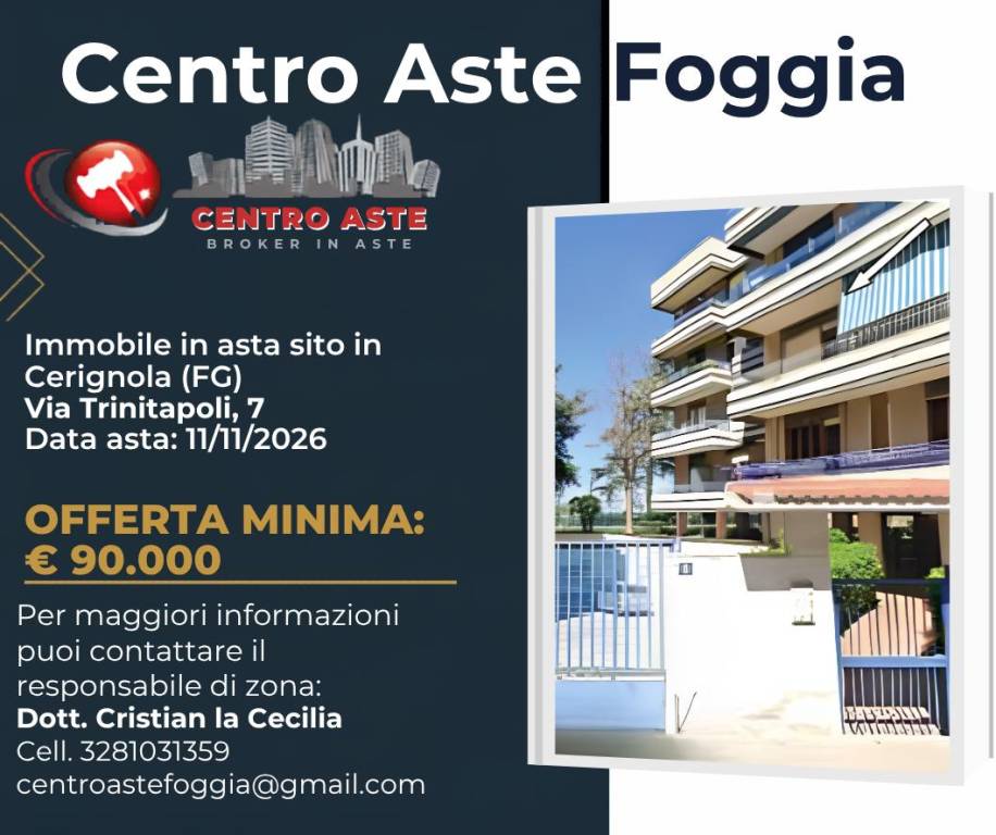 appartamento in vendita a Cerignola