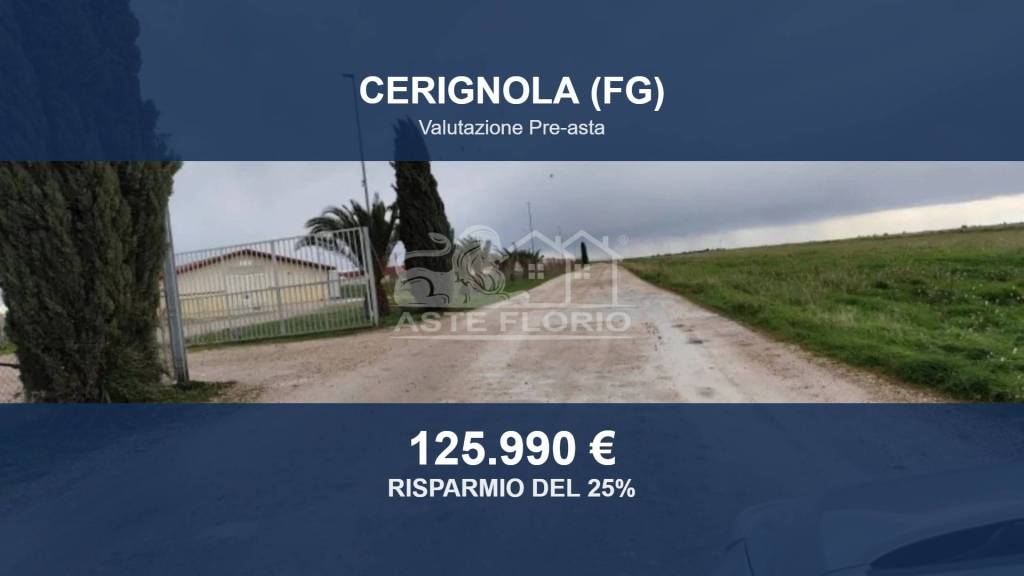 terreno agricolo in vendita a Cerignola in zona Moschella