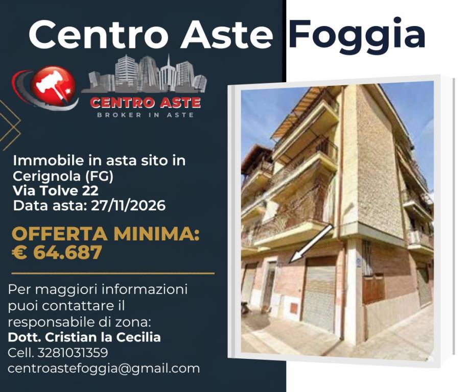 appartamento in vendita a Cerignola