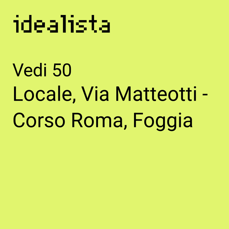 locale commerciale in vendita a Foggia in zona Centro Città