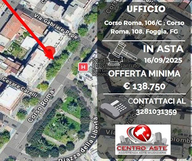 ufficio in vendita a Foggia in zona Immacolata / San Pio X