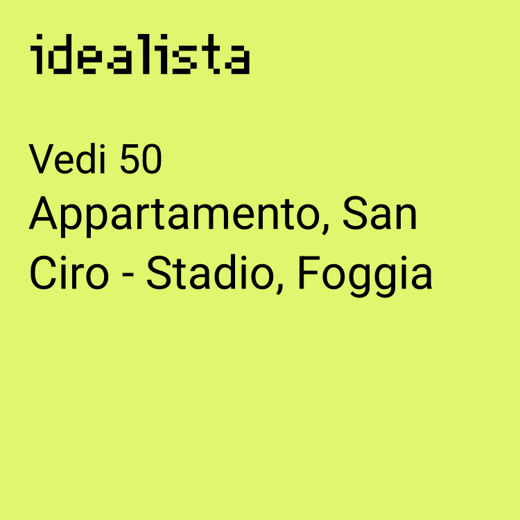 appartamento in vendita a Foggia in zona Camporeale