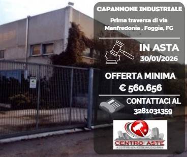 capannone in vendita a Foggia in zona Villaggio Artigiani