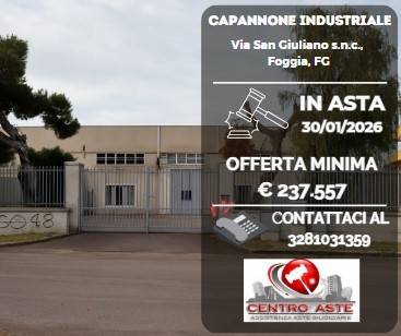 locale commerciale in vendita a Foggia in zona Villaggio Artigiani