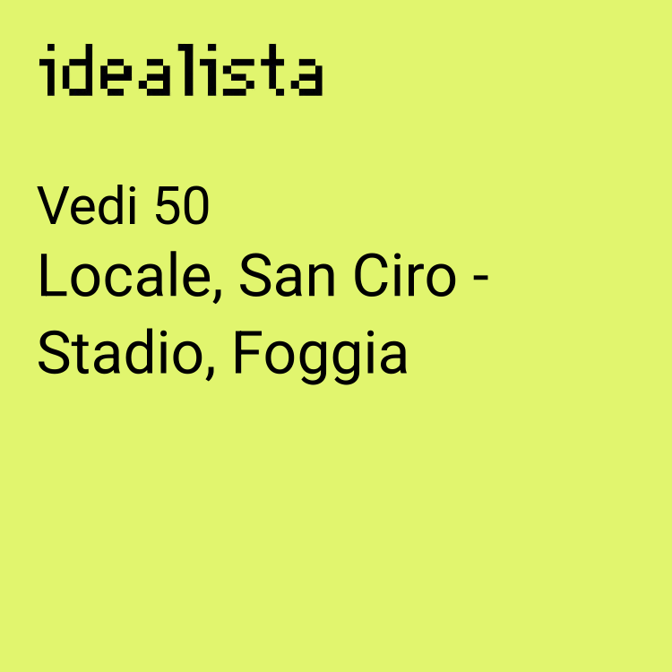 locale commerciale in vendita a Foggia in zona San Ciro