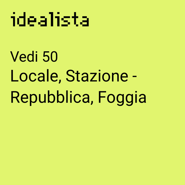 locale commerciale in vendita a Foggia