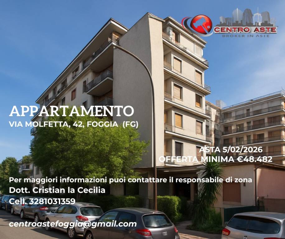 appartamento in vendita a Foggia in zona Immacolata / San Pio X