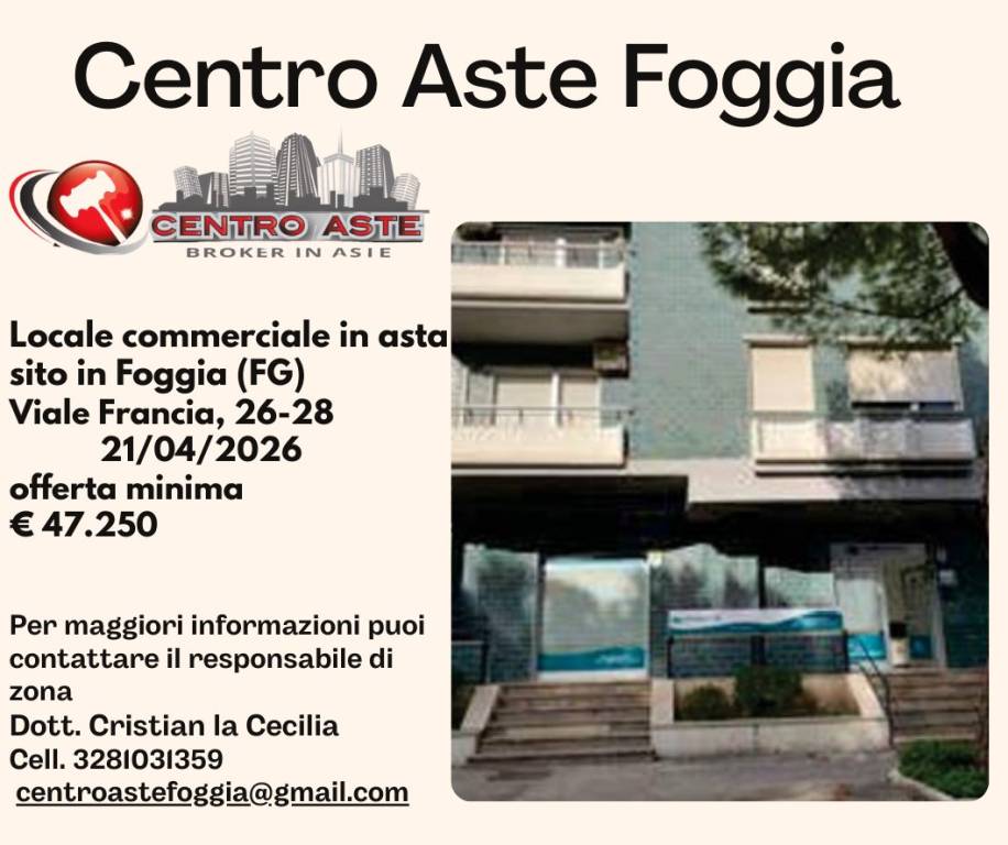 negozio in vendita a Foggia in zona Ordona Sud