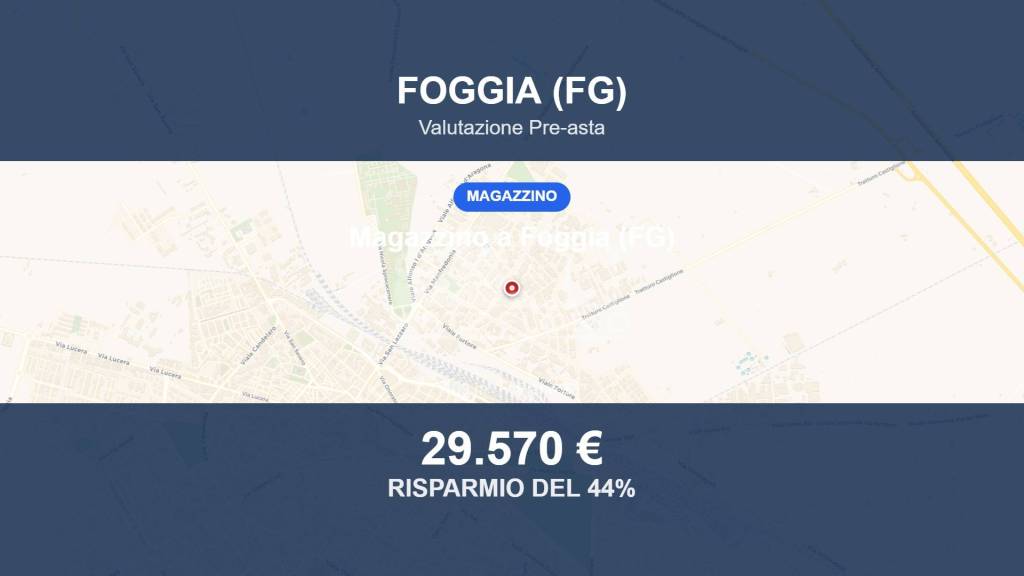 locale commerciale in vendita a Foggia in zona Villaggio Artigiani