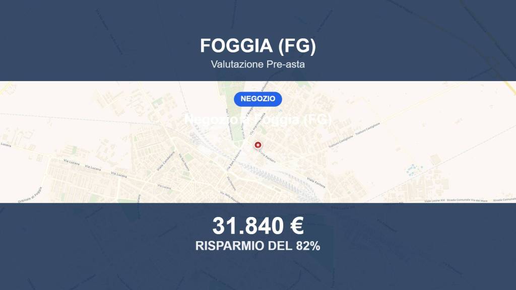 negozio in vendita a Foggia