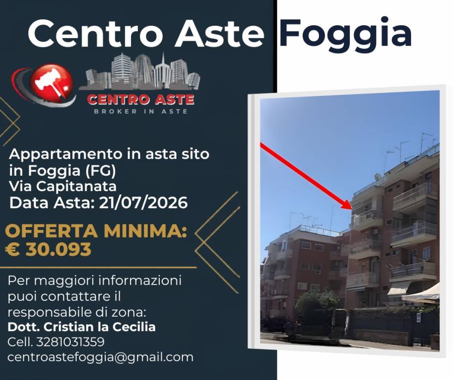 appartamento in vendita a Foggia in zona Candelaro