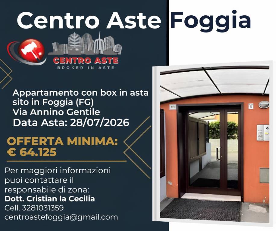 appartamento in vendita a Foggia in zona Candelaro