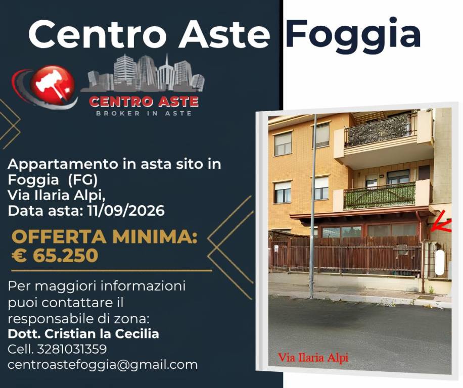 appartamento in vendita a Foggia in zona Villaggio Azzurro