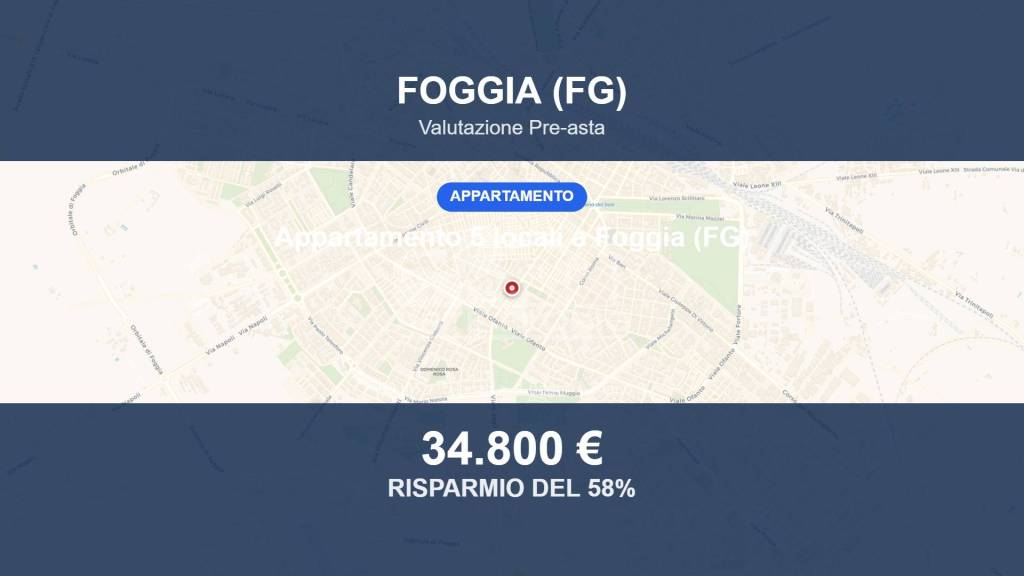 appartamento in vendita a Foggia in zona Stadio