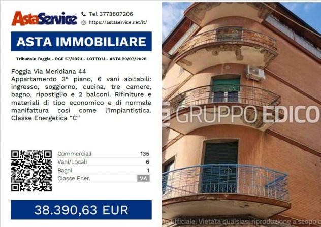 appartamento in vendita a Foggia in zona Macchia Gialla