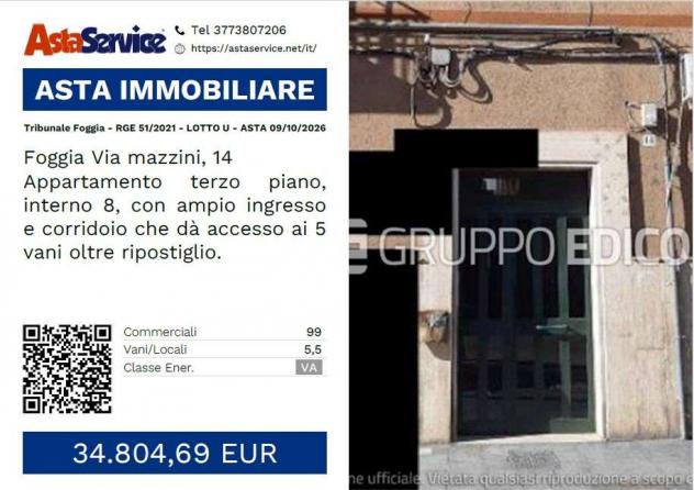 appartamento in vendita a Foggia in zona Macchia Gialla