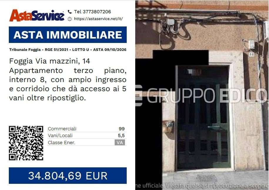 appartamento in vendita a Foggia in zona Stadio