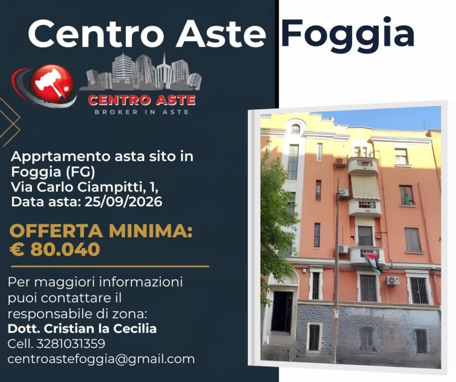appartamento in vendita a Foggia in zona Immacolata / San Pio X