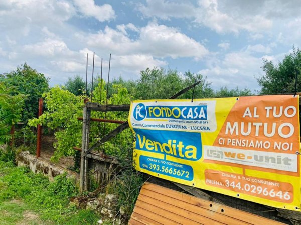 terreno edificabile in vendita a Lucera