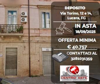 locale commerciale in vendita a Lucera
