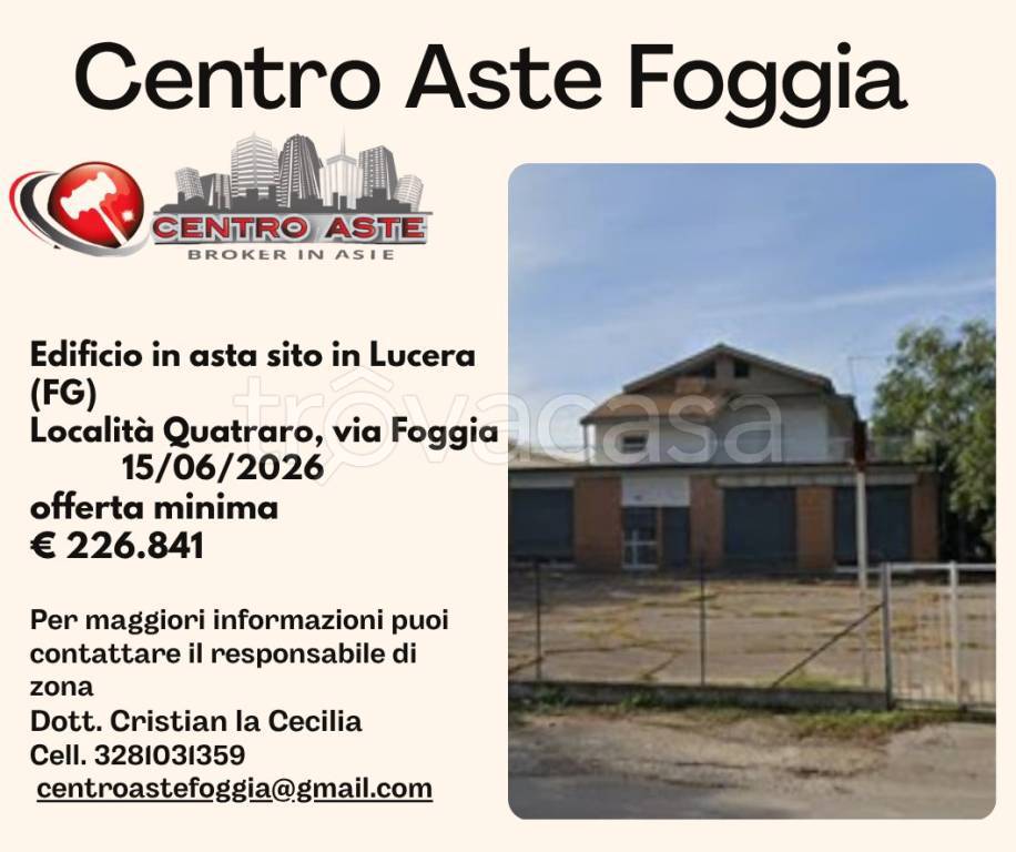 locale commerciale in vendita a Lucera