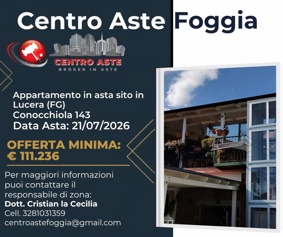 appartamento in vendita a Lucera