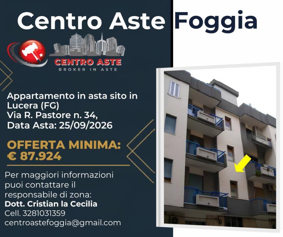 appartamento in vendita a Lucera