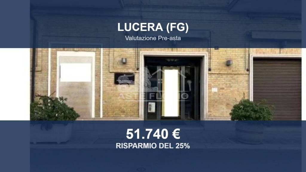 locale commerciale in vendita a Lucera