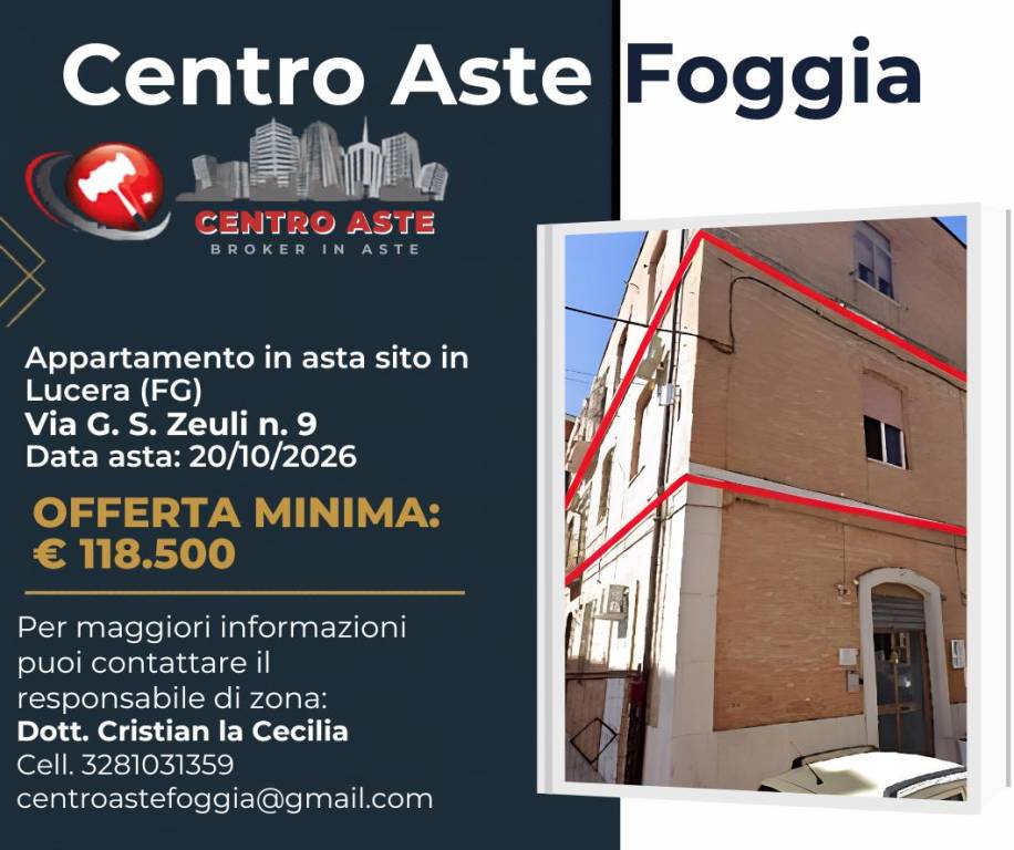 appartamento in vendita a Lucera