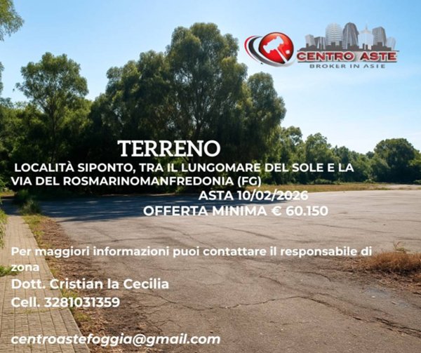 terreno agricolo in vendita a Manfredonia in zona Siponto