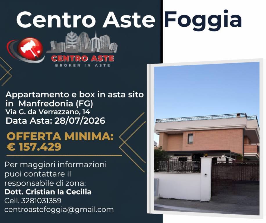 appartamento in vendita a Manfredonia in zona Pastini