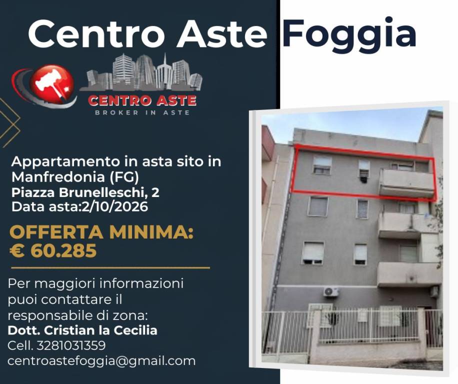 appartamento in vendita a Manfredonia in zona Pastini