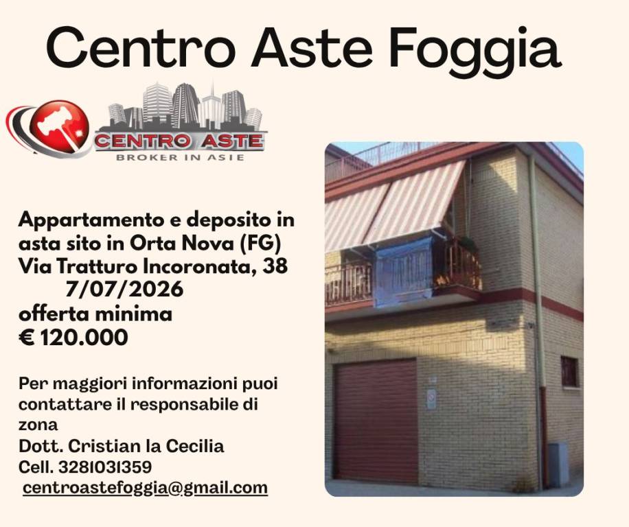 appartamento in vendita ad Orta Nova