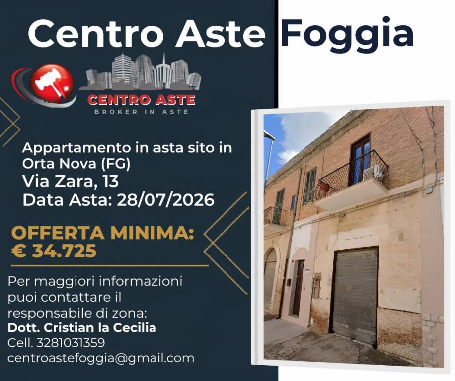 appartamento in vendita ad Orta Nova