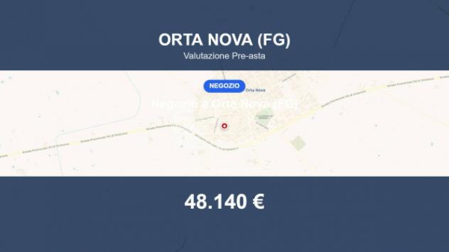 negozio in vendita ad Orta Nova