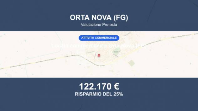 locale commerciale in vendita ad Orta Nova