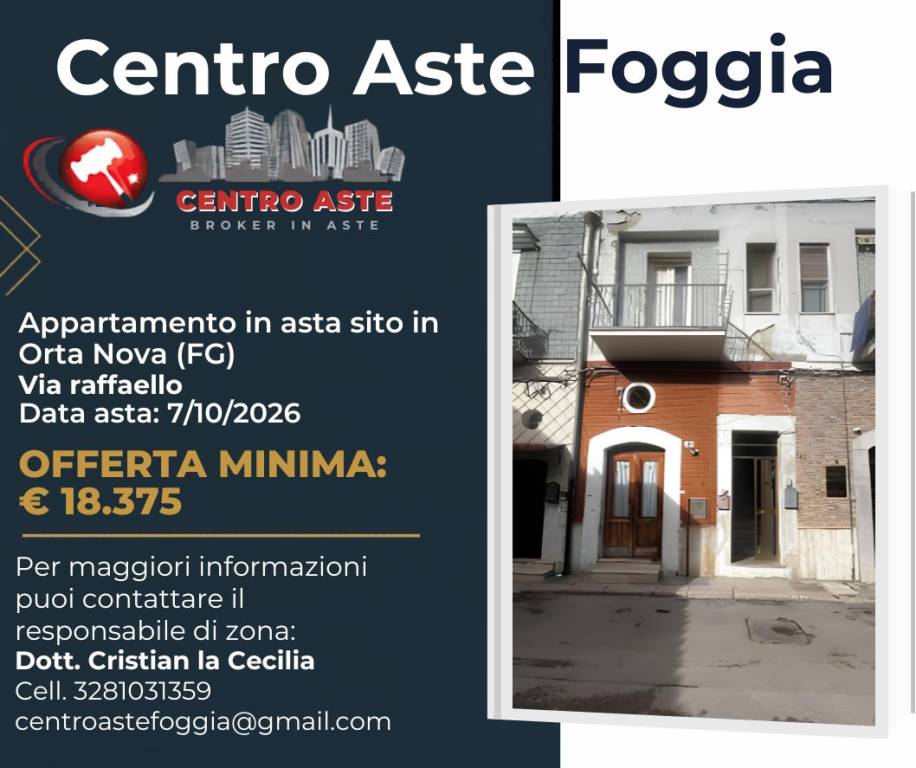 appartamento in vendita ad Orta Nova