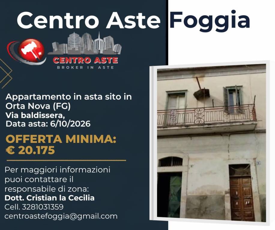 appartamento in vendita ad Orta Nova