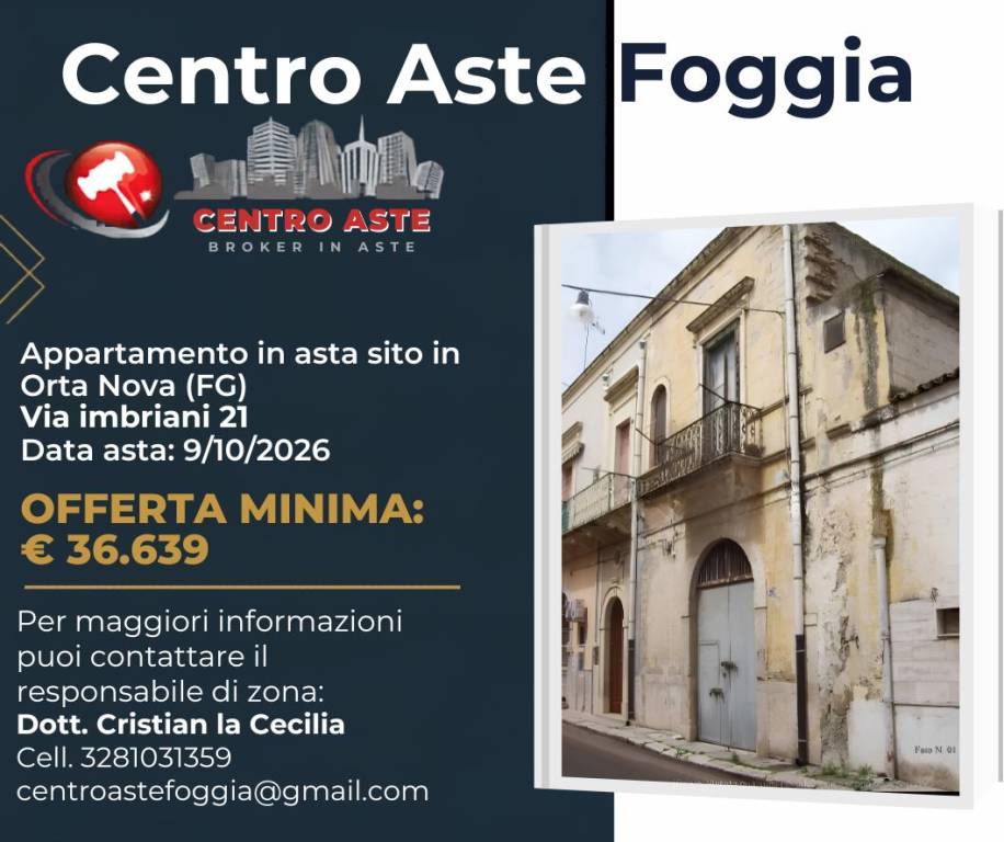 appartamento in vendita ad Orta Nova