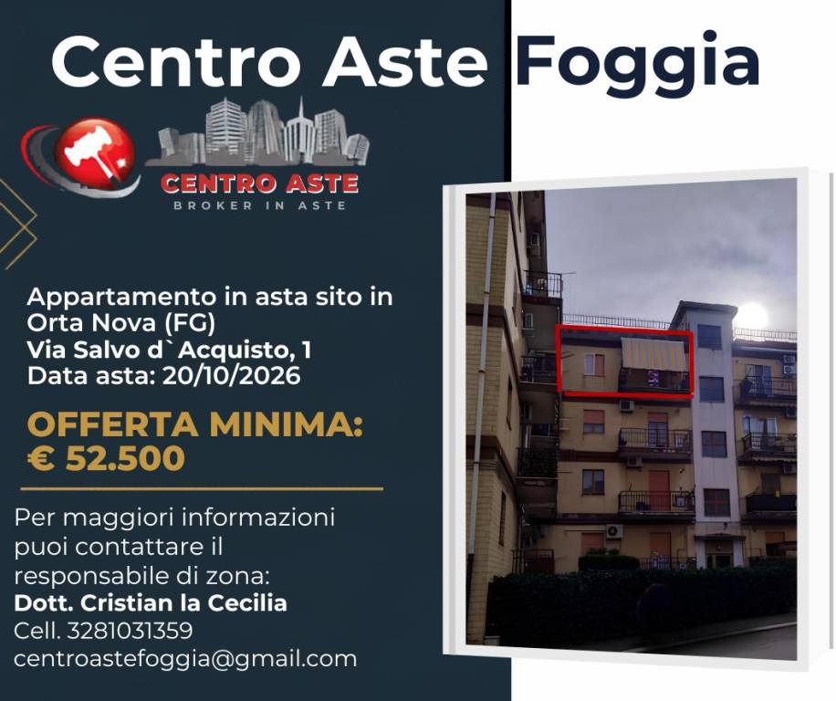 appartamento in vendita ad Orta Nova