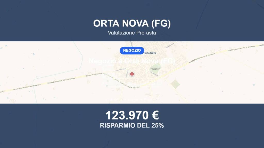 locale commerciale in vendita ad Orta Nova