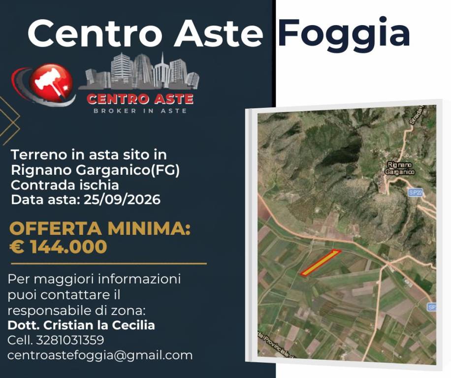 terreno agricolo in vendita a Rignano Garganico